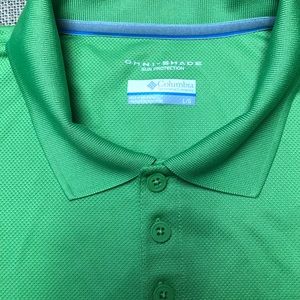 Men’s Columbia polo shirt sun protection
